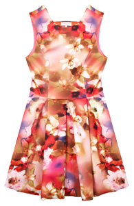 Hawaiian Floral Mini Dress