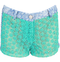 Destroyed Lace Shorts