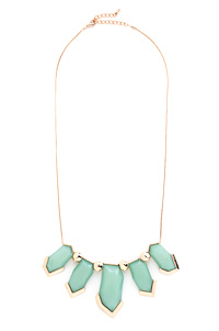 Pointed Jade Necklace