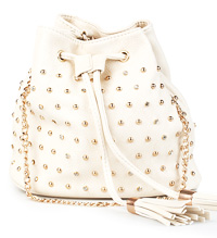 Mini Studded Bucket Bag