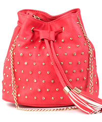 Mini Studded Bucket Bag