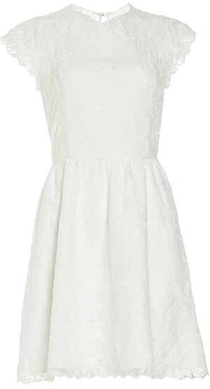 Dolce Vita Winsor Dress in White | DAILYLOOK