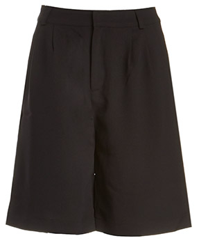 J.O.A. Bermuda Dress Shorts in Black | DAILYLOOK