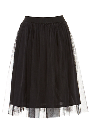 Andy Walsh Tulle Skirt in Black | DAILYLOOK