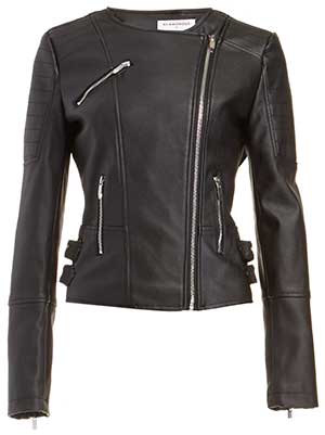 Glamorous Vegan Leather Moto Jacket in Black | DAILYLOOK