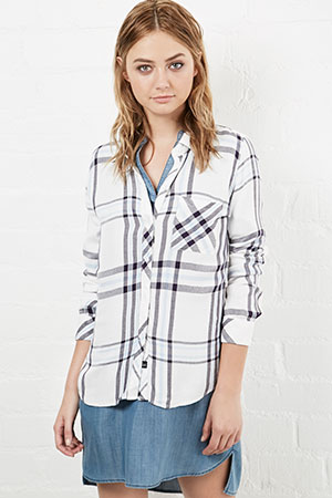 Rails Hunter Button Down Plaid Shirt