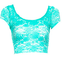 Floral Lace Crop Top