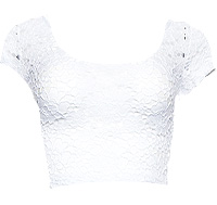 Floral Lace Crop Top