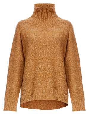 Zoe Turtleneck Speckled Sweater