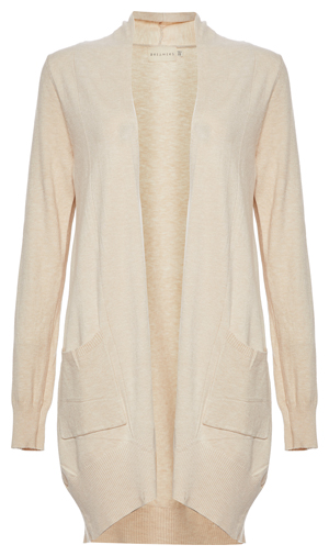 Noah Long Open Front Cardigan