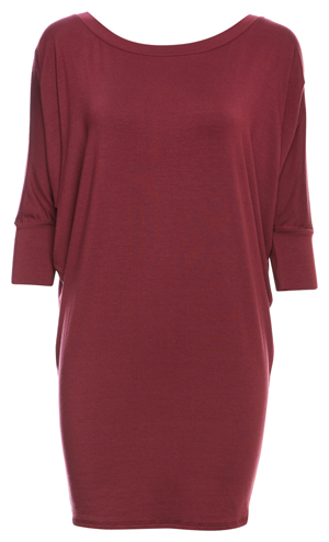 Nina Dolman Round Neck Modal Jersey Top