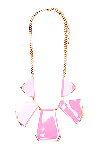 Neon Plate Necklace