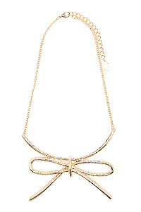 Oversized Bow Necklace