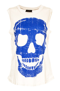 Large Skull Print Tank