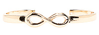 Polished Infinity Cuff Bracelet
