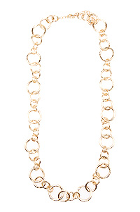 Linked Rings Necklace
