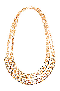 Double Chain Link Necklace