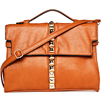 Stud Center Messenger Bag