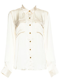 Silky Button Up Top