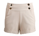 Preppy High Waist Sailor Shorts