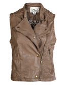 Moto Girl Leather Vest