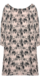 Scribble Print Tunic Dress