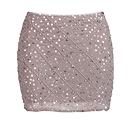 Sequin Diamond Mini Skirt