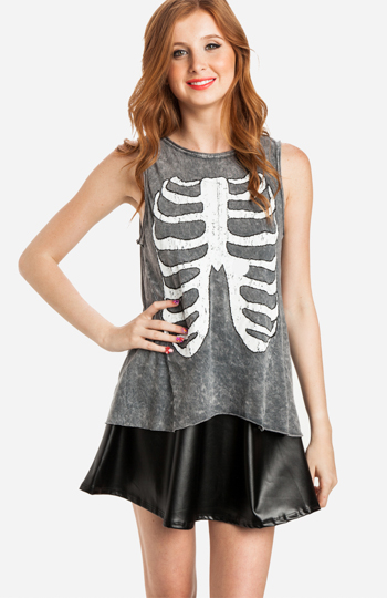 Rib Cage Printed Tank Slide 1