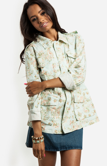 Patterned hot sale utility jacket