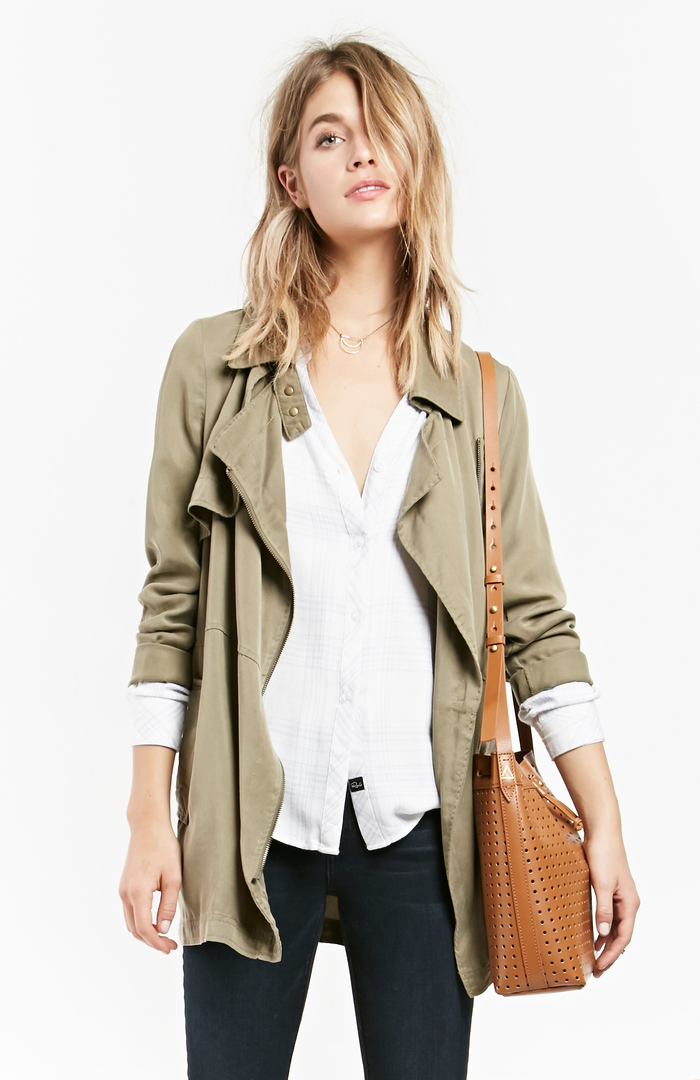 Gentle Fawn Intrepid Jacket in Olive | DAILYLOOK