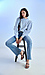 High Rise Double Button Flare Jean Thumb 6