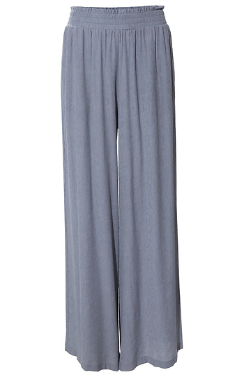 High Rise Wide Leg Textured Pants Slide 1