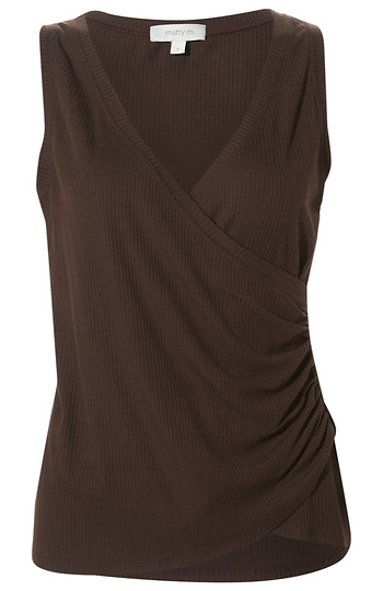 Sleeveless Shirred Side Top Slide 1