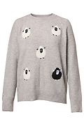 Embroidered Sheep Pullover