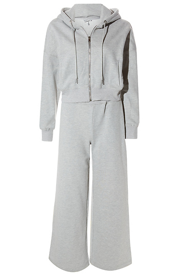 Cropped Hoodie and Pant Set Slide 1