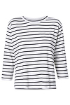 3/4 Sleeve Striped Top