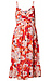 Twist Front Floral Midi Dress Thumb 1
