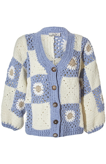 Daisy Crochet Cardigan Slide 1