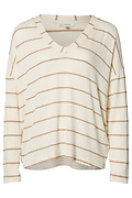 Striped V-Neck Top
