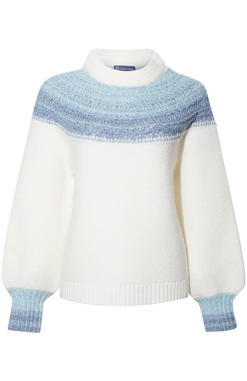 Democracy Ombre Placement Sweater Slide 1