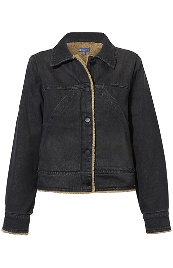 Democracy Cropped Jacket w/ Sherpa Lining Slide 1