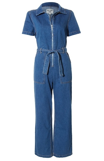 Velvet Heart Denim Jumpsuit Slide 1