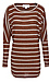 Striped Brushed Long Sleeve Top Thumb 1