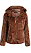 Faux Fur Hooded Jacket Thumb 1