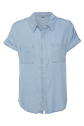 Tart Collections Short Sleeve Chambray Top