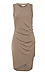 Shirred Sides Sleeveless Dress Thumb 1