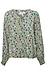 B. Young Printed Button-Front Long Sleeve Thumb 1