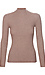 Mock Neck Ribbed Long Sleeve Top Thumb 1