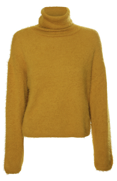 Vroegst Conclusie Voorkomen Vero Moda Turtleneck Sweater in Mustard S | DAILYLOOK