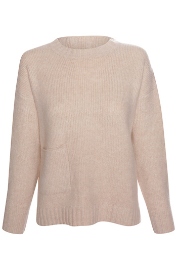 Relaxed Crew Neck Sweater Slide 1